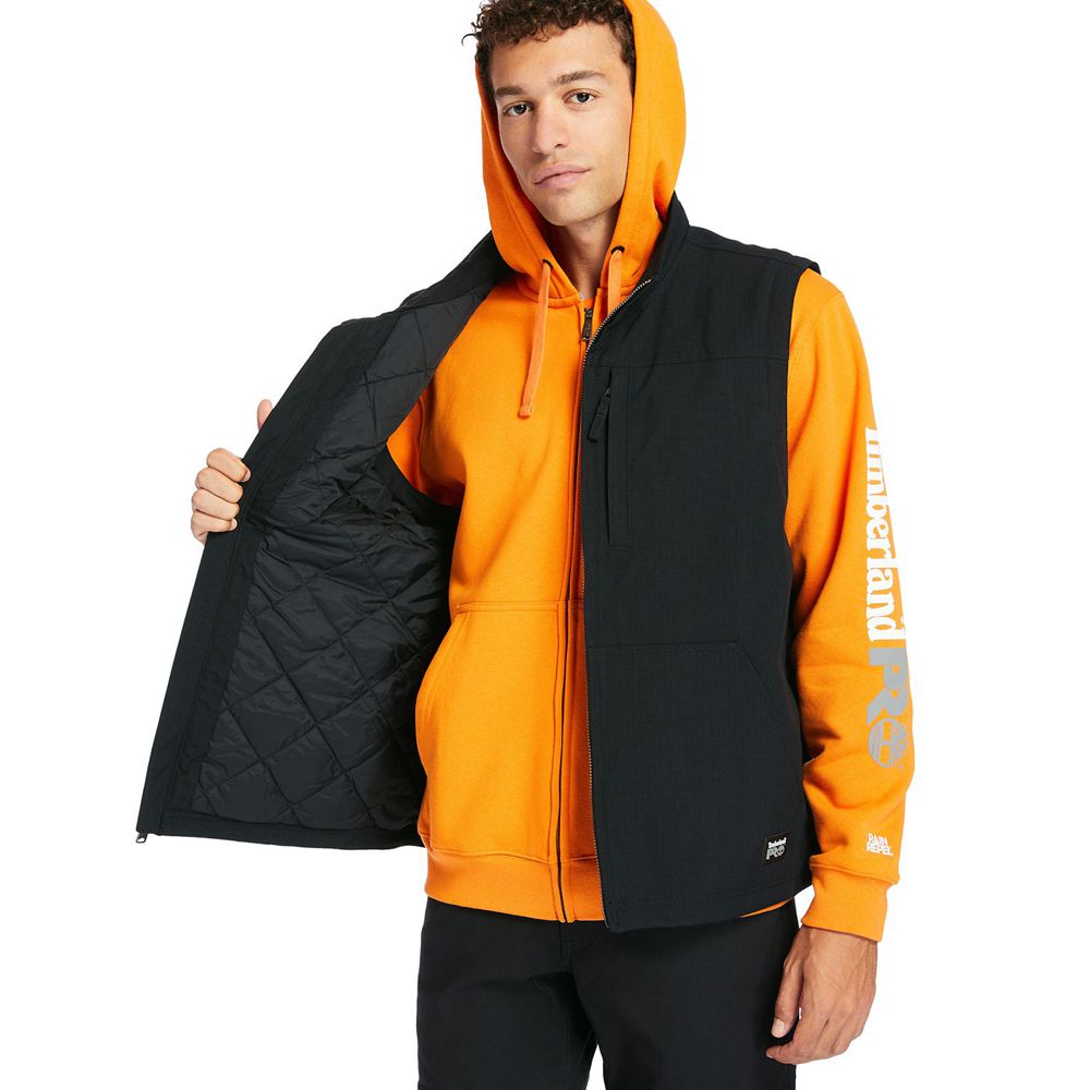 Timberland Mens Vests PRO® Split System Insulated - Black - India IM2731480